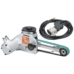 Dynabrade® 11476BK Robotic Tool, 1/4 to 1 in W Belt x 30 in L, 1.2 hp, 58 scfm Air Flo