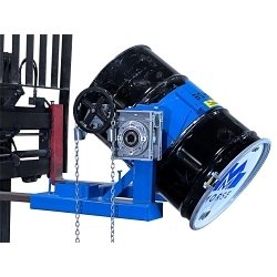 Morse Manufacturing Model 285A-GR Forklift Attachments to Lift and Pour Drum