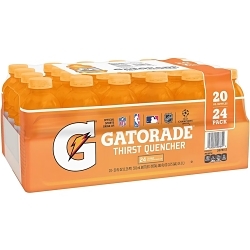 Gatorade Thirst Quencher, 20 Oz. Bottle Size, 24 Bottles per Case, #32867, ORANGE