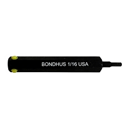 Bondhus® 33503 Standard Hex Bit, 1/6 in Point Hex Point, 2 in OAL