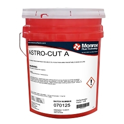 Monroe Fluid Technology 0034-1-050, Water‑Soluble Cutting and Grinding Fluid (Astro‑Cut A), (70% mineral oil, biostable, chlorine‑free), 5‑Gallon Pail