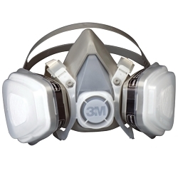 3M™ 7000126247 Disposable Respirator, L, 4-Point Suspension, Resists: Organic Vapor