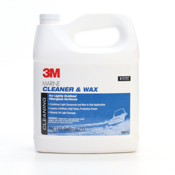 3M™ 7100142902 Marine Cleaner and Wax, 1 gal Container, Beige, Liquid Form