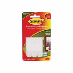 Command™ 7000042818 Hanging Strip, M, 3 lb Capacity, Foam, White