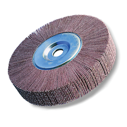 3M™ 7010360104 741A Flap Wheel, 16 in Dia Wheel, 8 in W Face, 60 Grit, Ceramic Abrasive