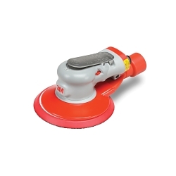 3Mâ„¢ 7000119325 Central Vacuum Pneumatic Orbital Sander, 6 in Pad, 17 scfm Air Flow, 6 dB
