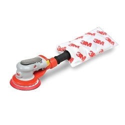 3Mâ„¢ 7000119331 Self-Generated Vacuum Pneumatic Orbital Sander, 5 in Pad, 17 scfm Air Flow, 6 dB