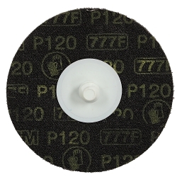 3Mâ„¢ 7000000557 777F Disc, 3 in Dia Disc, P120 Grit, Ceramic Abrasive, TR Attachment