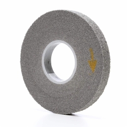 3M™ 7000000738 XL-WL Convolute Wheel, 8 in Dia Wheel, 3 in Center Hole, 1 in W Face, Fine Grade, Silicon Carbide Abrasive