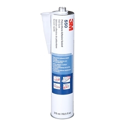 3M™ 7000000932 550FC Fast Cure Adhesive Sealant, 1.5 fl-oz Cartridge, White, Polyurethane Base