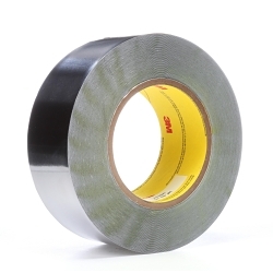 3M™ 7000001315 420 Conformable Foil Tape, 36 yd L 2 in W, 6.8 mil THK, Rubber Adhesive, Lead Foil Backing, Silver