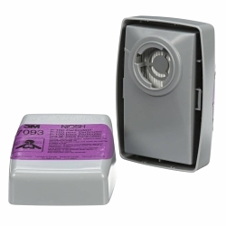 3M™ 7000002154 5000 Particulate Filter, For Use With Reusable Respirators, P100 Filter Class, Bayonet Connection, Magenta