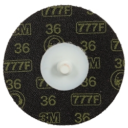 3Mâ„¢ 7000028339 777F Disc, 3 in Dia Disc, 36 Grit, Ceramic Abrasive, TR Attachment