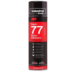 3M™ 7000028592 Super 77 Multipurpose Spray Adhesive, 24 fl-oz, Transparent