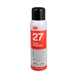 3M™ 7000028596 27 Multipurpose Spray Adhesive, 16 fl-oz, Transparent