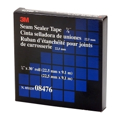 3M™ 7000028970 8476 Tape, 30 ft L 0.875 in W, 0.354 in THK, Elastometric Film Backing, Gray
