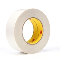 3M™ 7000029048 9737R Double Coated Tape, 60.15 yd L 1.9 in W, 3.5 mil THK, Acrylic Adhesive, Polyester Film Backing, Transparent