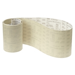 3Mâ„¢ 7000045048 675L Belt, 4 in W 98.5 in L, Diamond Abrasive, Polyester Film Backing