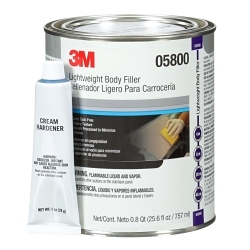 3M™ 7000045749 5800 Lightweight Filler, 1 qt Can, Blue/Gray