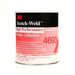 3M™ 7000046575 4693 High Performance Plastic Adhesive, 1 gal
