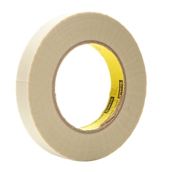 3M™ 7000047441 361 Cloth Tape, 60 yd L 0.8 in W, Silicone Adhesive, Glass Cloth Backing