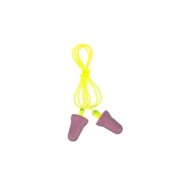 3M™ 7000052722 Corded Earplugs, 29 dB Noise Reduction, Tapered Shape, ANSI S3.19-1974, Disposable, Corded Design