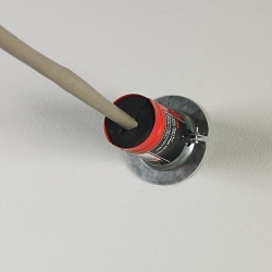 3M™ 7000059406 Fire Barrier Pass-Through Device, Round Shape, 4 in L x 2 in W x 10 in H, 3 hr Fire Rating, ASTM E814, ULC Listed, UL 1479