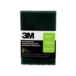 3M™ 7000122787 Stripping Pad, 6 in L, 3-3/4 in W/Dia, 5/16 in THK, Fine Grade
