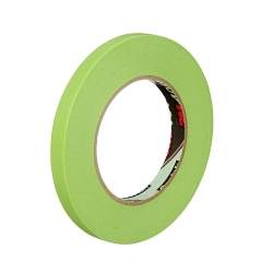 3M™ 7000124894 401+ Tape, 60.14 yd L 0.47 in W, 6.7 mil THK, Natural Rubber/Synthetic Rubber Adhesive, Crepe Paper Backing