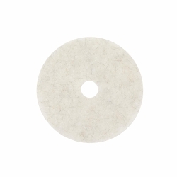 3M™ 7000000714 3300 Floor Pad, 20 in OAD, 1 in THK, 3.375 in Center Hole, Non-Woven Natural/Polyester Fiber Pad
