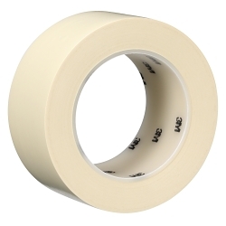 3M� 7000028889 470 Electroplating Tape, 36 yd L 2 in W, 7.1 mil THK, Rubber Adhesive, Vinyl Backing, Tan