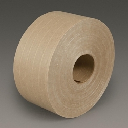 3M™ 7010313035 6146 Medium Duty Paper Tape, 450 ft L 2.83 in W, 5.9 mil THK, Reinforced Paper Backing, Brown