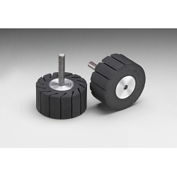 3M™ 7100000272 Slotted Expander Wheel, 2 in Dia Drum x 1 in L Drum, 1/4 in Dia Shank, 12000 rpm Max