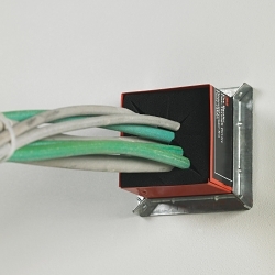 3M™ 7100004181 Fire Barrier Pass Through Device, Squared Shape, 4 in L x 4 in W x 10 in H, 3 hr Fire Rating, ASTM E 814, UL Listed