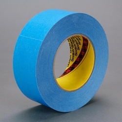 3M™ 7100028021 R3187 Strong Single Coated Tape, 55 m L 36 mm W, 7.5 mil THK, Blue