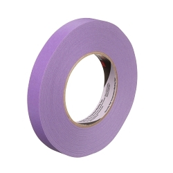 3M™ 501+ High Temperature Tape, 6 mil THK, Rubber Adhesive, Crepe Paper Backing