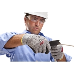 3M™ 7100097230 Medium Duty Comfort Grip Glove, L, HPPE, Elastic Wrist Cuff, Resists: Abrasion, Cut, Puncture and Tear, ANSI Cut-Resistance Level: A2, Right Hand