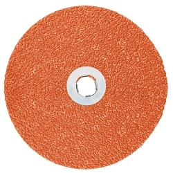 3M™ 7100099248 787C Disc, 4.5 in Dia Disc, 0.875 in Center Hole, 80+ Grit, Precision Shaped Ceramic Abrasive, Center Hole Attachment