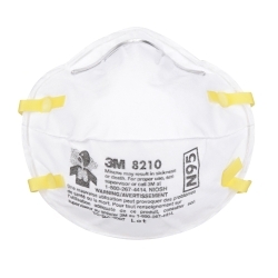 3M™ 7100132742 Cup Style Disposable Particulate Respirator, Standard, Resists: Non-Oil Dust and other Particles
