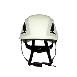 3M� 7100175554 X5000 Reflective Unvented Hard Hat, ABS, 6-Point Suspension, ANSI Impact Rating: ANSI/ISEA Z89.1-2014 Type I, Ratchet Adjustment