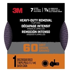 3M™ 7100197827 Heavy Duty Flap Disc, 60 Gr