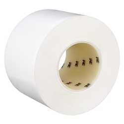 3M™ 7100251993 971 Durable Tape, 36 yd L 4 in W, 17 mil THK, White, Rubber Adhesive, Vinyl Backing