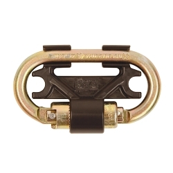 3M DBI-SALA Fall Protection 7100157031 Twin-Leg Connector, For Use With Twin Leg Nano-Lok™SRL Models, Steel, Gold