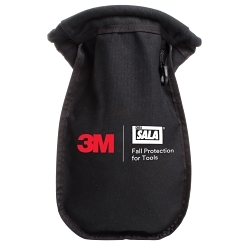 3M DBI-SALA Fall Protection 7100157156 Python Safety® Extra Deep Safe Bucket, 18 oz Duck Canvas, Black, For Use With Belt or Harness Attachment