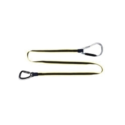 3M DBI-SALA Fall Protection 7100220233 Python® Safety® Hook to Rail Heavy Duty Lanyard, 80 lb Capacity, Tubular Nylon Webbing