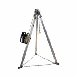 3M DBI-SALA Fall Protection 8300031 Advanced™ Portable Tripod, 60 ft H, 350 lb Load, Anodized Aluminum/Polyethylene