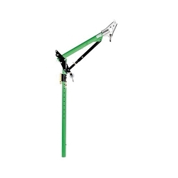 3M DBI-SALA Fall Protection 84077900667 One-Piece Adjustable Offset Fall Protection Davit Mast, 115.08 in H, 450 lb Load, 5000 lb