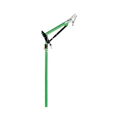 3M DBI-SALA Fall Protection 84077900668 One-Piece Adjustable Offset Fall Protection Davit Mast, 126.78 in H, 450 lb Load, 5000 lb