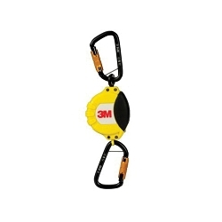 3M DBI-SALA Fall Protection 84077905754 Tool Retractor Use, For Use With Hand Tools, 5 lb Weight Capacity, Aluminum, Black/Yellow