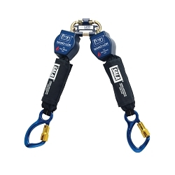 3M DBI-SALA Fall Protection 84077910165 Twin-Leg Self-Retracting Lifeline, 420 lb Load, ANSI Z359.1